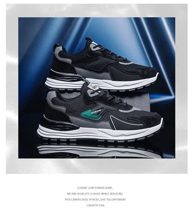 Men's Shoes Fashion Mens Sneakers 2024 Autumn New Brand Design Comfortable Soft Soled Men Running Shoes Tenis Masculino