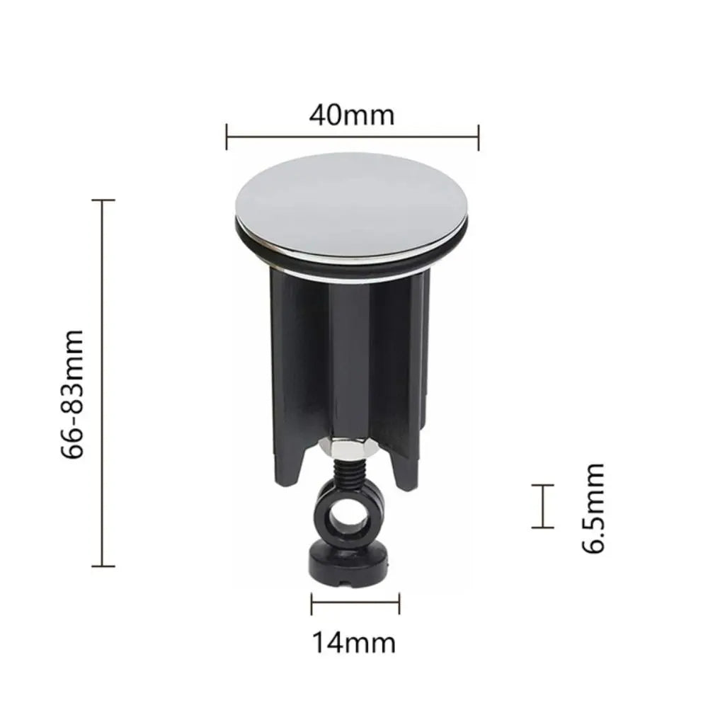 Messing Pop-Up Stecker 40mm Abdeckung - Ø40mm, Gummi