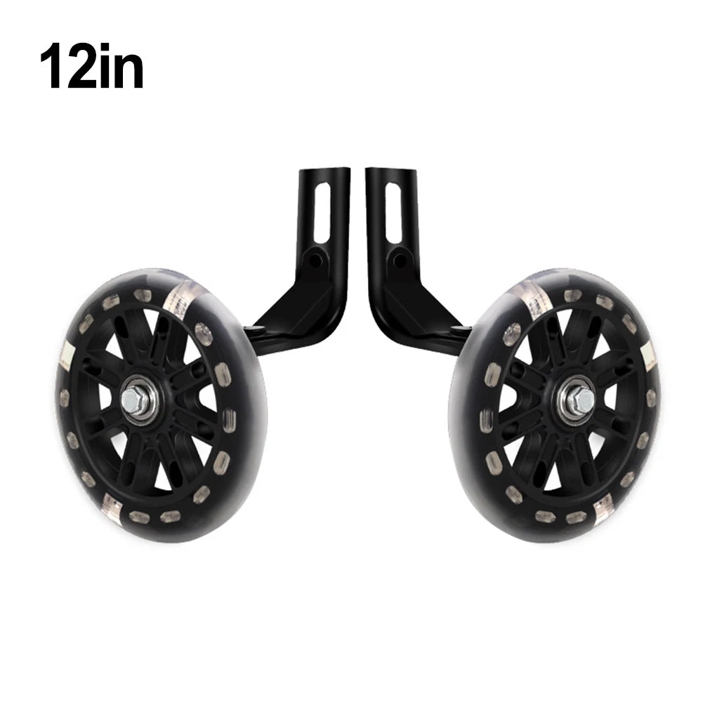 Stability Enhancing Bicycle Support Wheels for Children Suitable For Use With Popular Sizes of For kids' Bikes (14 20 Inches)