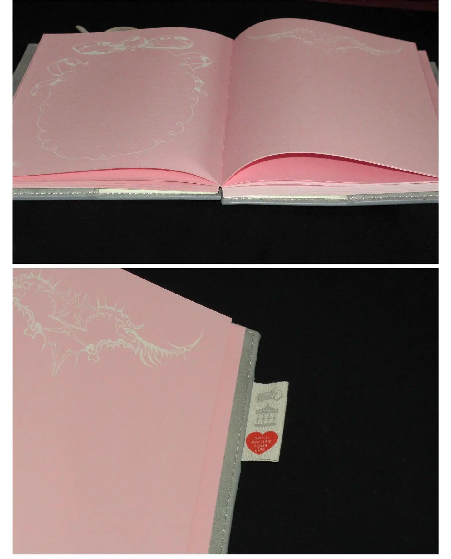 Pu Classical Vintage B6 Strap Notebook Adjustable Cover Thick Planner Pink Blank Paper Diary Rope Note Books Journal Accessories