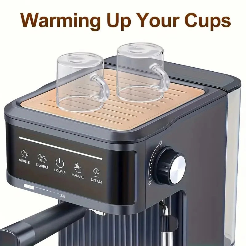 Elektrisch Italienisch Kaffeemaschine 20 Bar Professional Espresso Kaffee Maker Automatisch Semi Automatisch Espresso Cappuccino Heißes Wasser