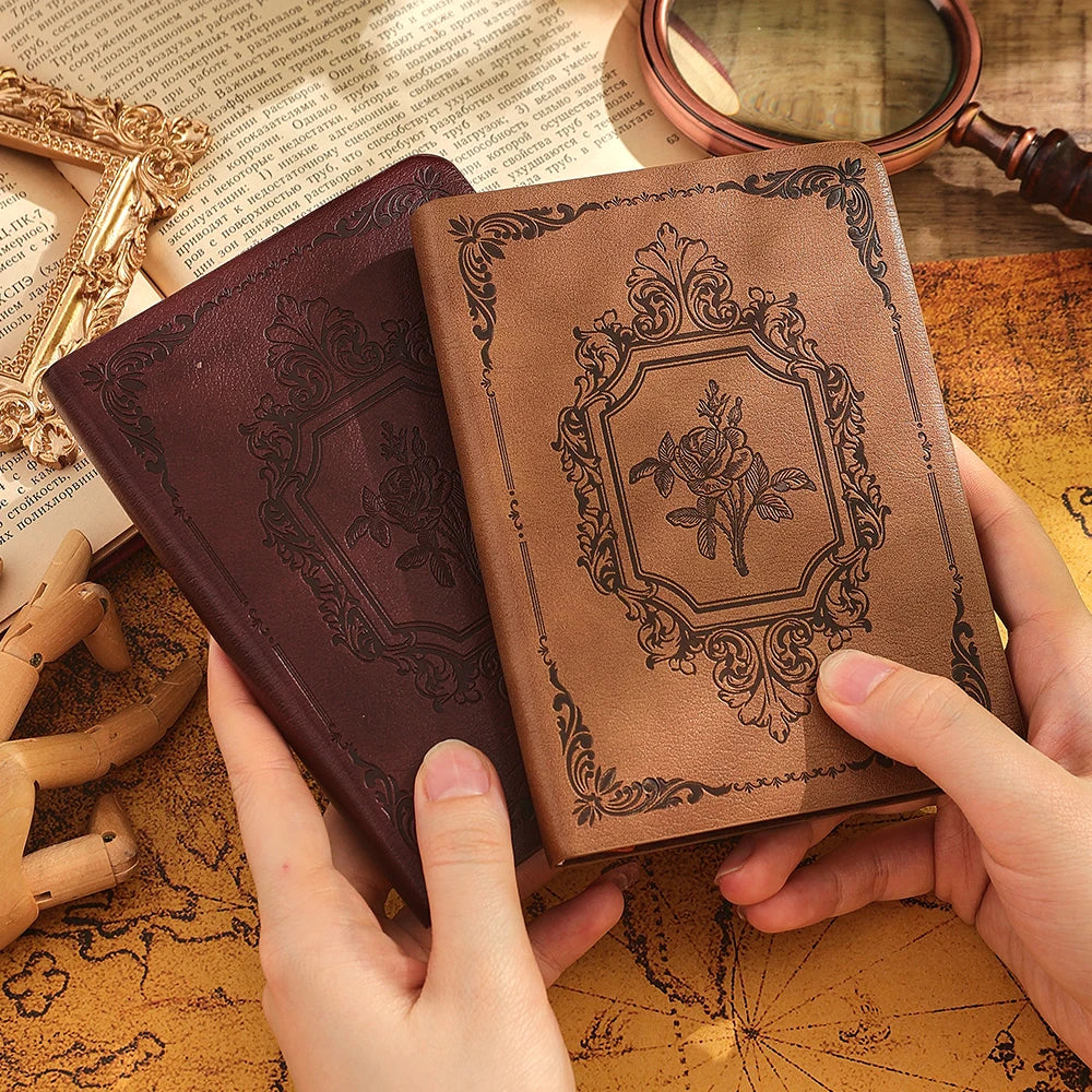Choice A6 Vintage PU Leder Notizbuch - 144 Blatt Liniert