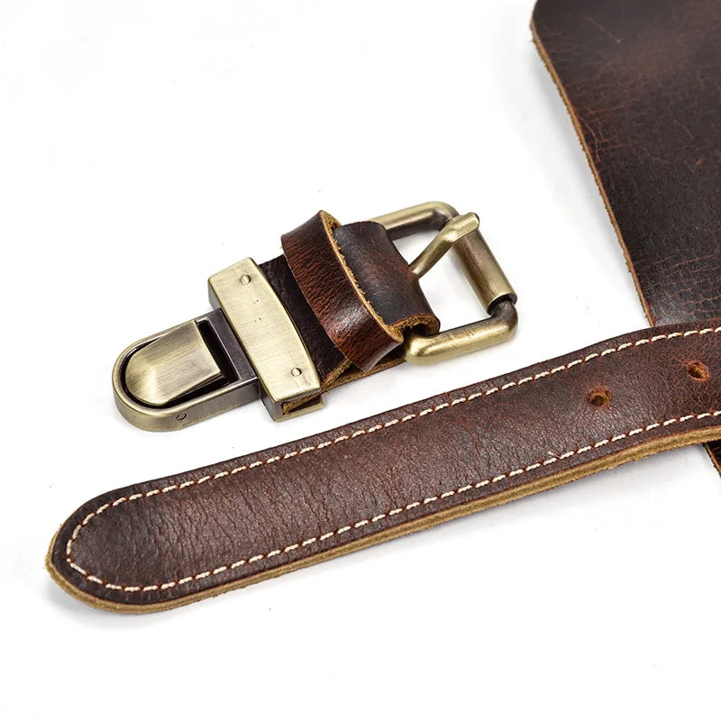 Luufan Aktentasche Rindsleder Business - 16 Zoll, 40x30x10cm