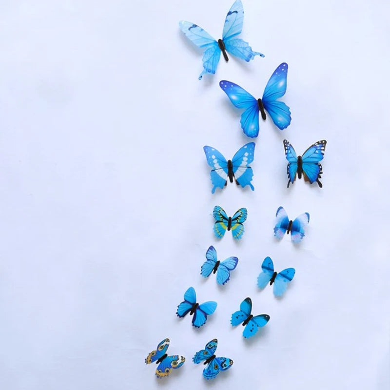Choice Schmetterling Leuchtend - 12 Stück DIY 3D PVC