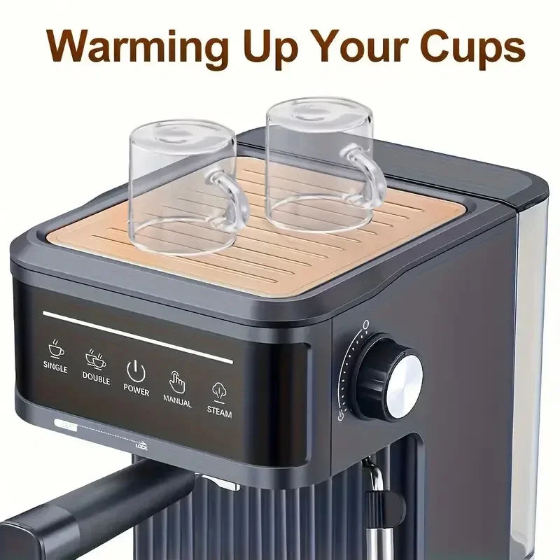 Italienische Espresso-Maschine 2025: 20Bar Semi-Professional - Cappuccino Master Collection