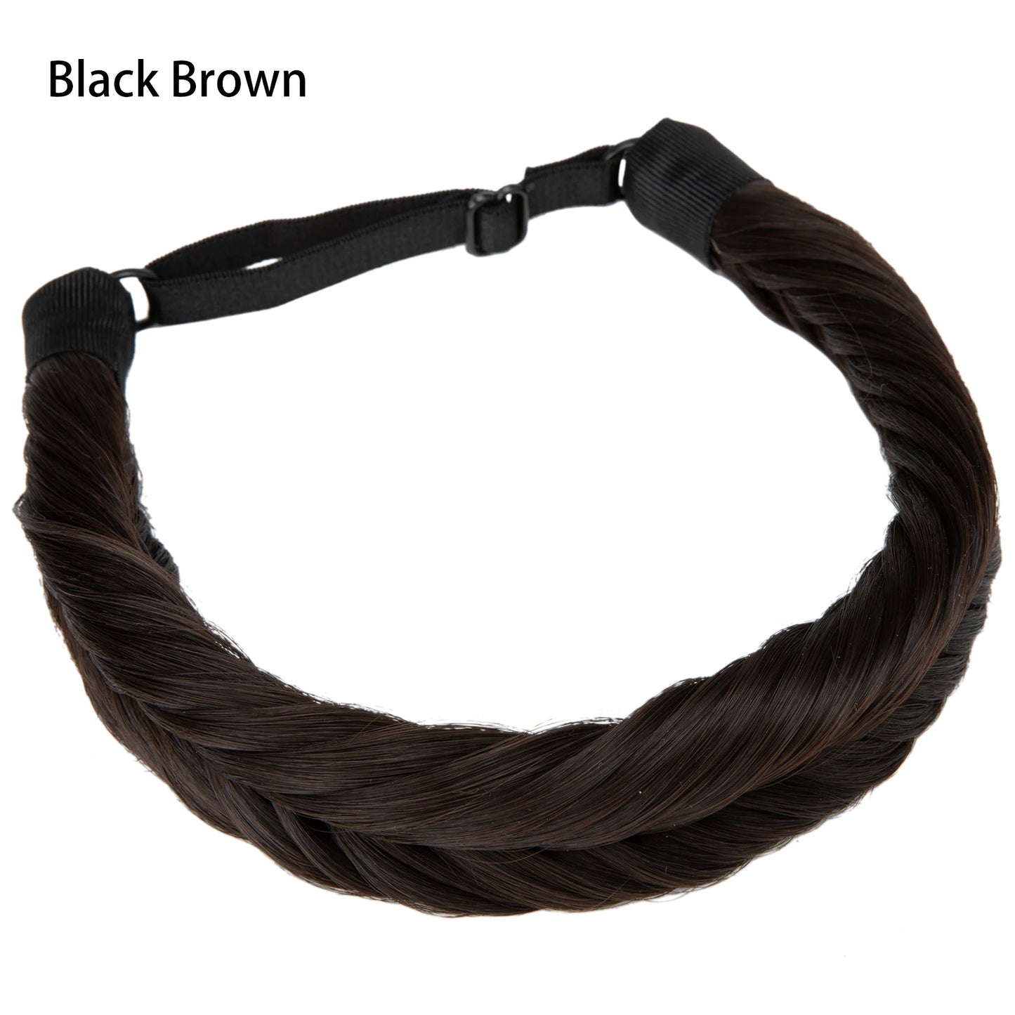 Synthetic Premium Adjustable Handmade Braided Elastic Band Hair Fashion Braiding Hair Headband Headwear For Women