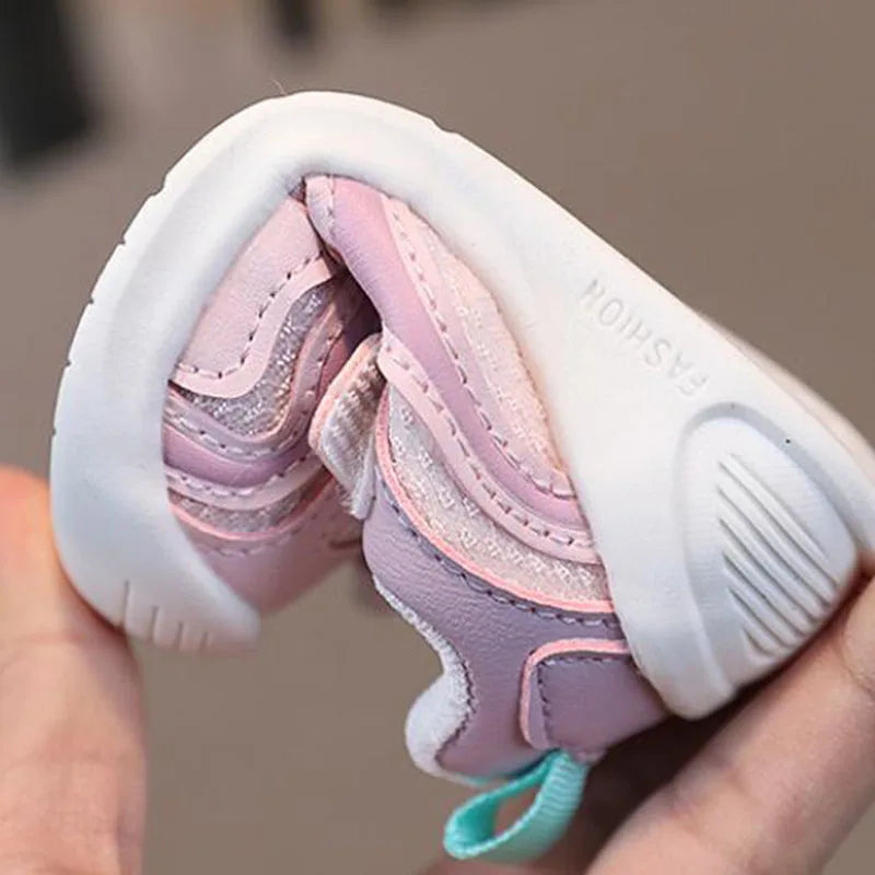 Frühling Herbst Baby Mädchen Schuhe 2025 - Komfortable Mesh Atmungsaktiv - Kleinkind Sneakers Weiche Sohle Erste Schritte