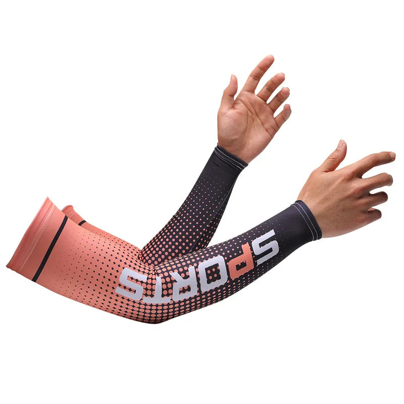 Arm-Ärmel 2025: HKXY GLOVES Sport Ice Arm Sleeves Men Cycling UV Solar - Breathable Summer Sun Protection Anti-Sunburn Long Sleeve Collection