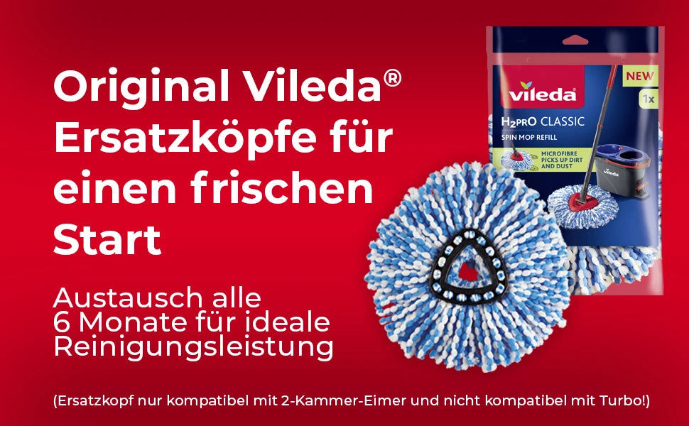 Innovatives Wischmopp-Reinigungsset Doppeltank - Kapazität 8L 40x25cm