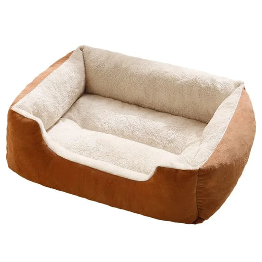 Cartoon Pet Soft Dog Bed House Winter Warming Large Dog House Warm Cat Nest Pet Bed Dog Mattress Pet Supplies