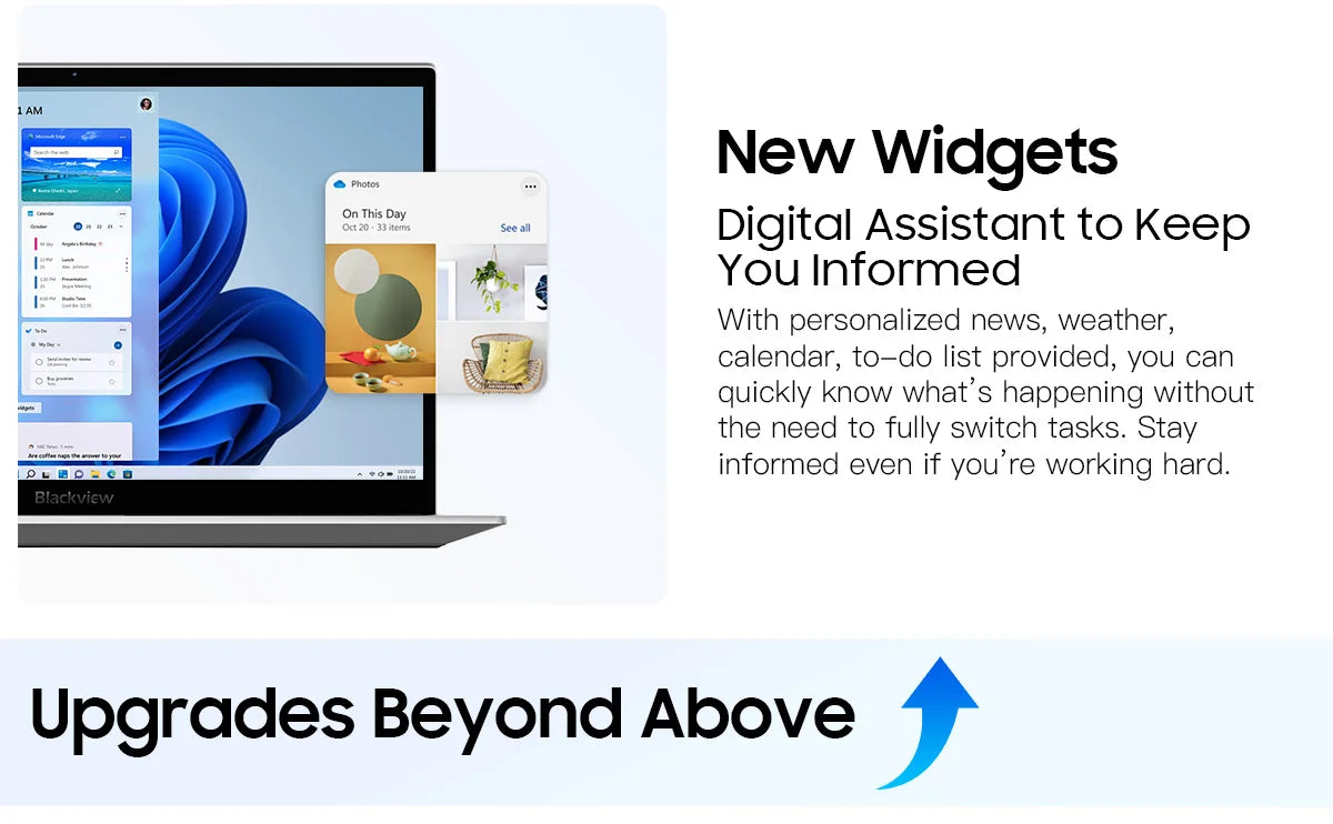 Laptop Blackview AceBook 8 15.6" 12th Gen Intel Alder Lake N97 16GB RAM 512GB SSD + extensie până la 1TB Windows 11 Home 15.6"