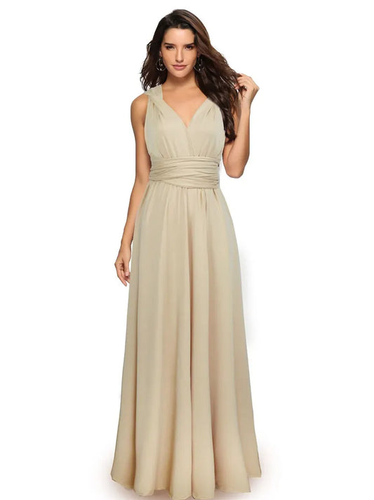 Rochie lungă elegantă de club, stil boho, rochie roșie de bandaj, pentru petrecere, cu mai multe variante, convertibilă, infinit, rochie lungă pentru femeie