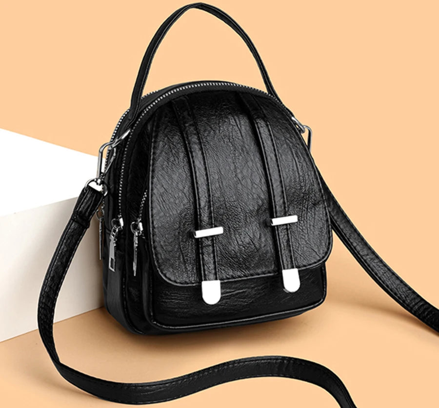 Fashion Multilayer Crossbody Bags For Women 2024 Luxury Designer Brand Leather Shoulder Messenger Bag Ladies Purses and Handbags