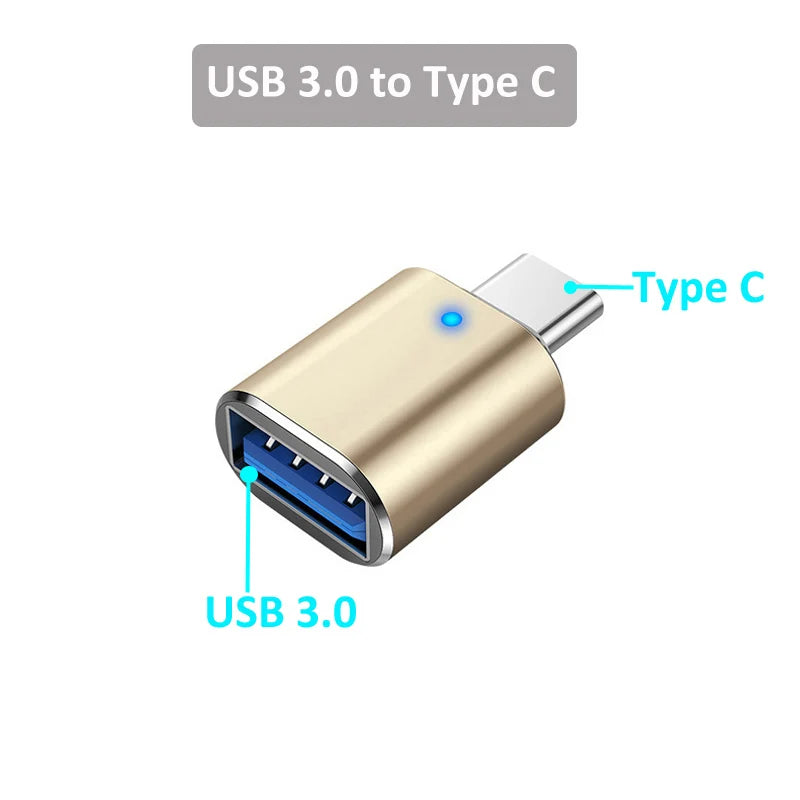OTG-Adapter Typ C zu USB3.0 - Hochleistungs-Verbinder für Laptop und Handy