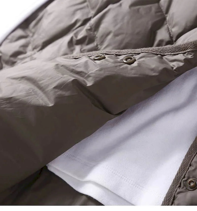 Vestă cu glugă Lumi coreeană - bumbac cu puf, 30–50%