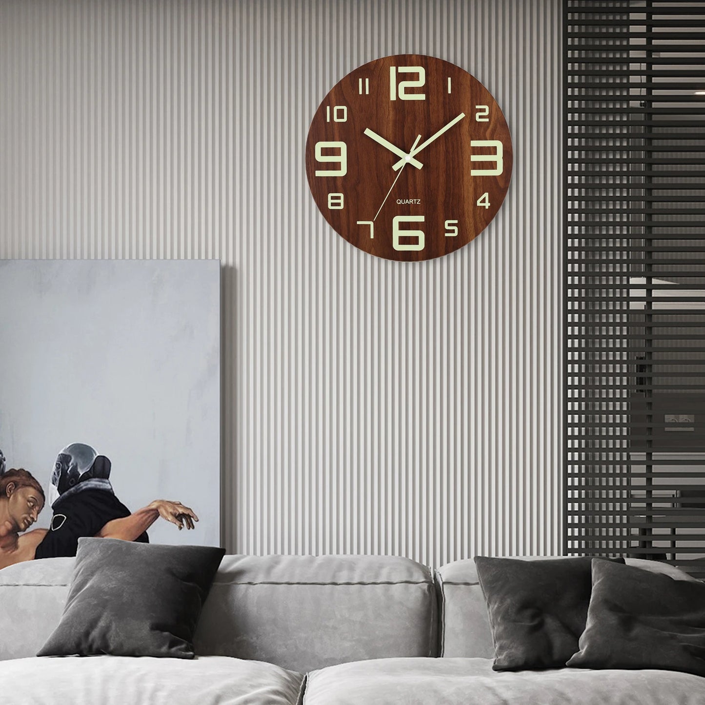 Choice YG001-003 Leuchtend Nachtlicht - 30cm Holz Quarz