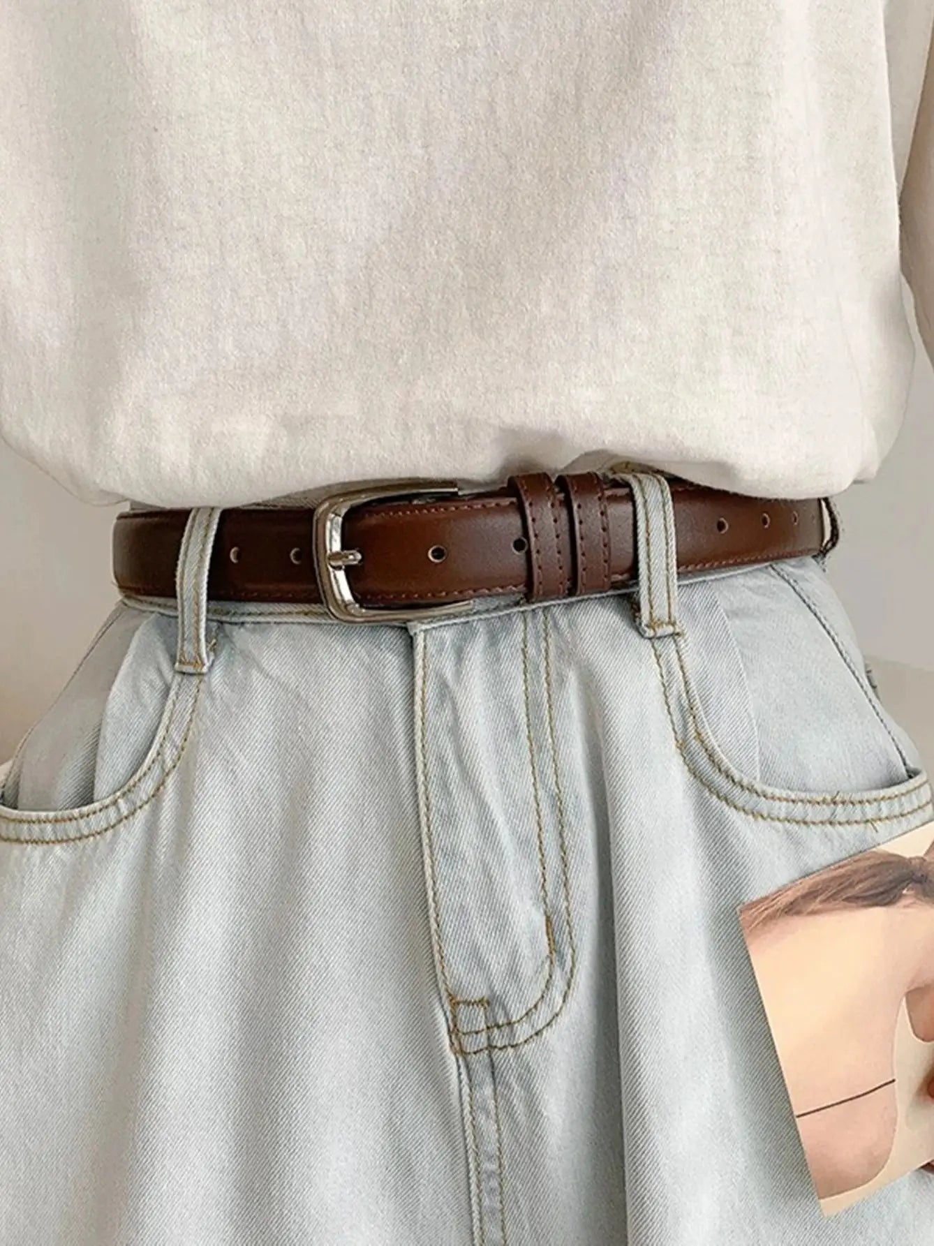 Zhejiang Unisex Gürtel Vielseitig - 2,8cm PU Schwarz