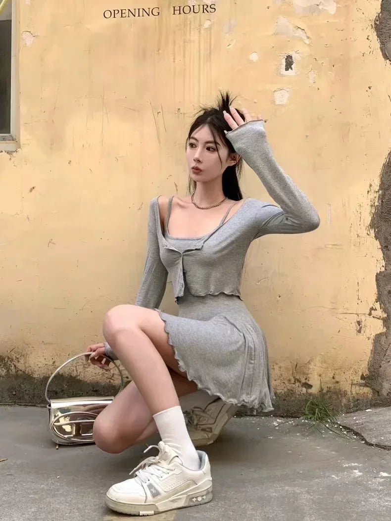 Croială în talie cu stil Choice Pure Desire - Poliester până la genunchi