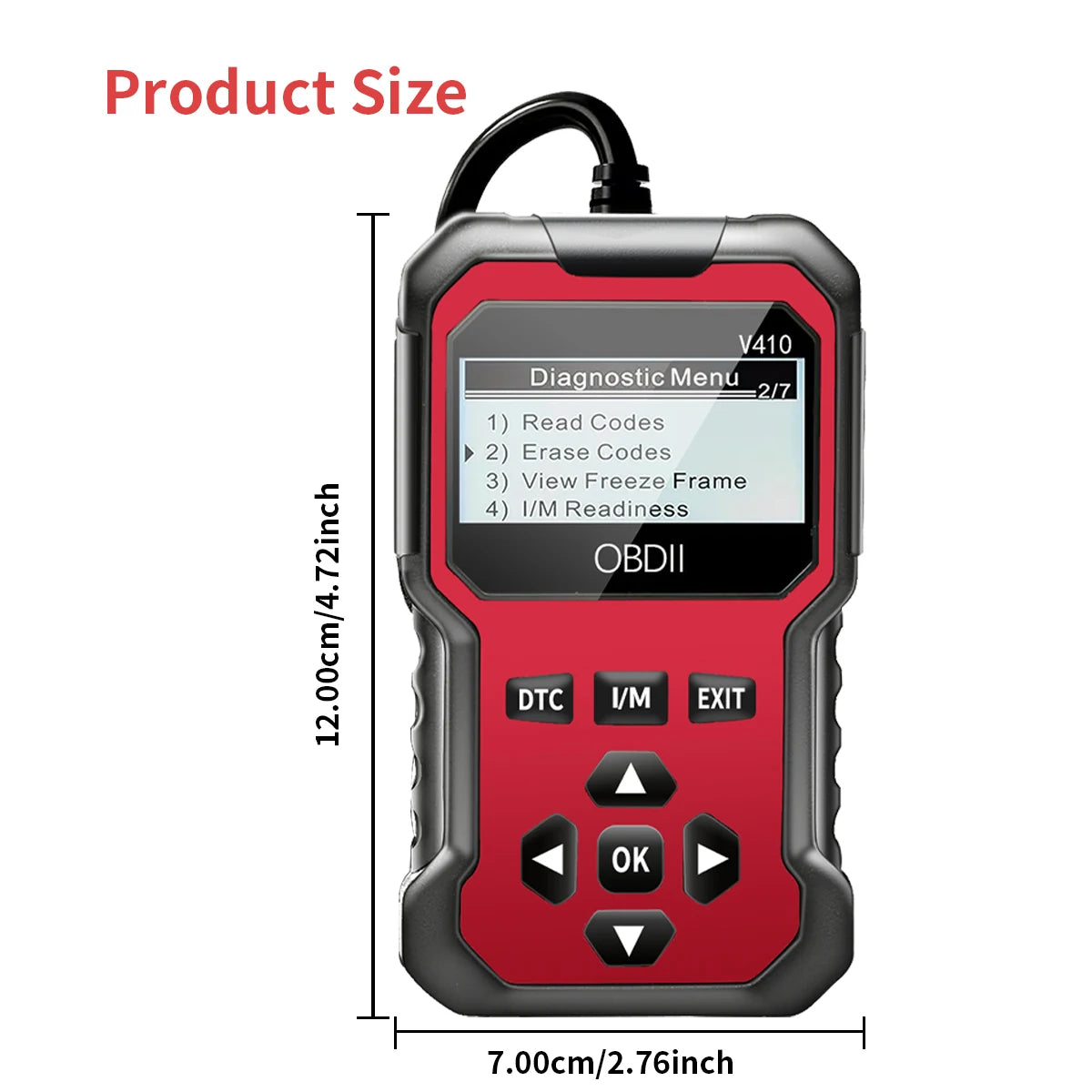OBD2 Scanner 2025 - Auto Diagnosegerät Code Reader - Motor Fehlercode Scanner CAN Diagnose OBD II Fahrzeug-Tool