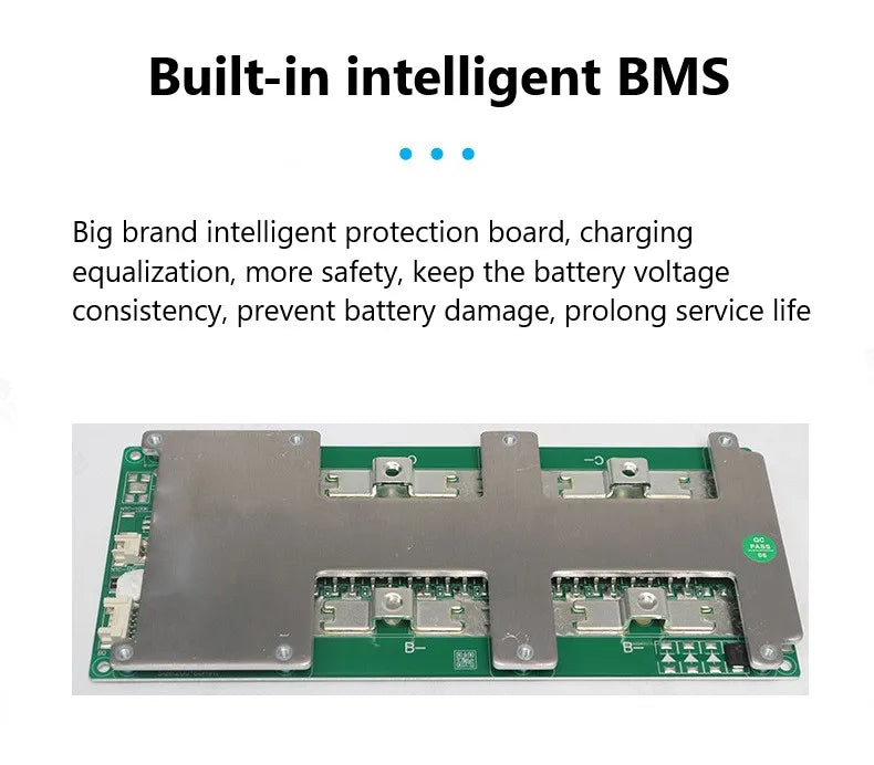 PowMr 12,8V 200AH LiFePO4-Batterie wiederaufladbar Grade A-Zellen 2560WH eingebauter BMS 6000+ Zyklus Heim-Lithium-Batterie-Energiespeicher