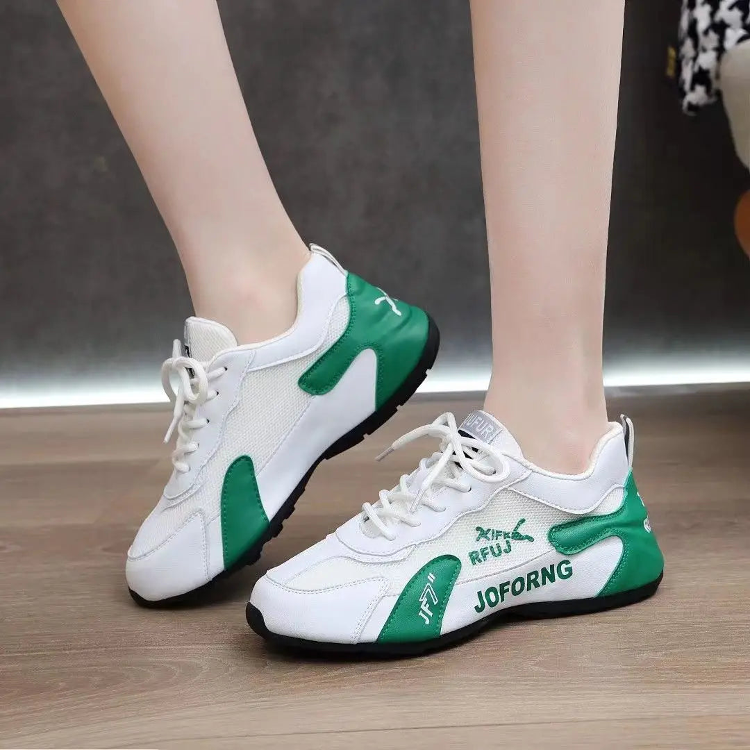 Sneakers Women's Causal 2023 Summer New Fashion Breathable Mesh Lace Up Sports Shoes for Women Platform Ladies Walking Shoes