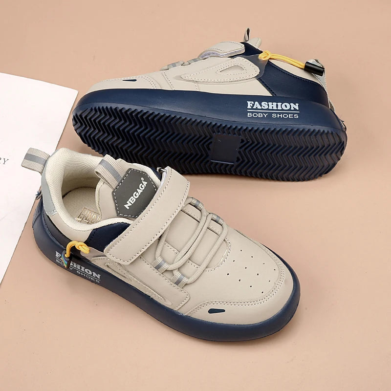 Jungen Mode Skate Schuhe 2025 - Dämpfende Sohle Fußgewölbe-Unterstützung - Plattfuß Casual Sneakers Schulschuhe