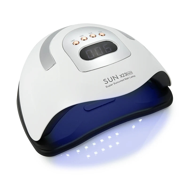 SUN X23MAX 81LEDs UV LED Nail Lamp For Drying Gel Nail Polish Professional Nail Dryer Light With 10/30/60/99s Timer Auto Sensor
