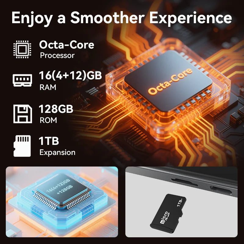 Tabletă SVITOO 11 inch cu Android Widevine L1 - 128GB 8000mAh