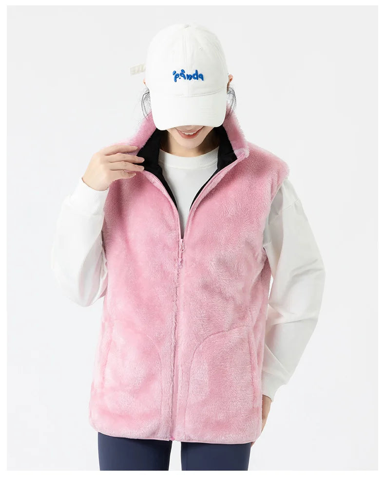 Ippolich 9-Zonen Smart-Heizjacke - Korallenfleece USB M-XL