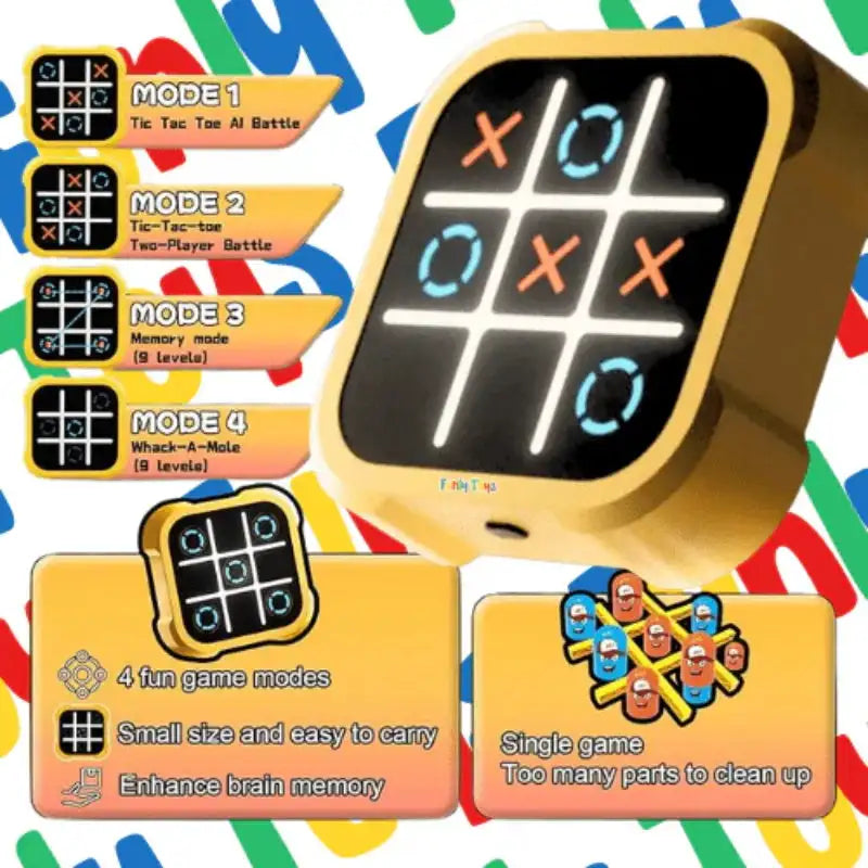 Elektronisch Tic-Tac-Toe Spiel Kinder Elektronisch Spielzeug Schach Set Brett Spiele Schachbrett Spiel Für Familie Für Indoor Party