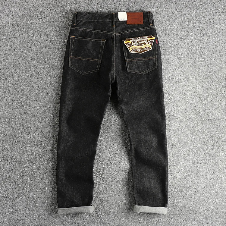 Heavy May Khaki Vintage Jeans - Größe M-XL, Länge 32