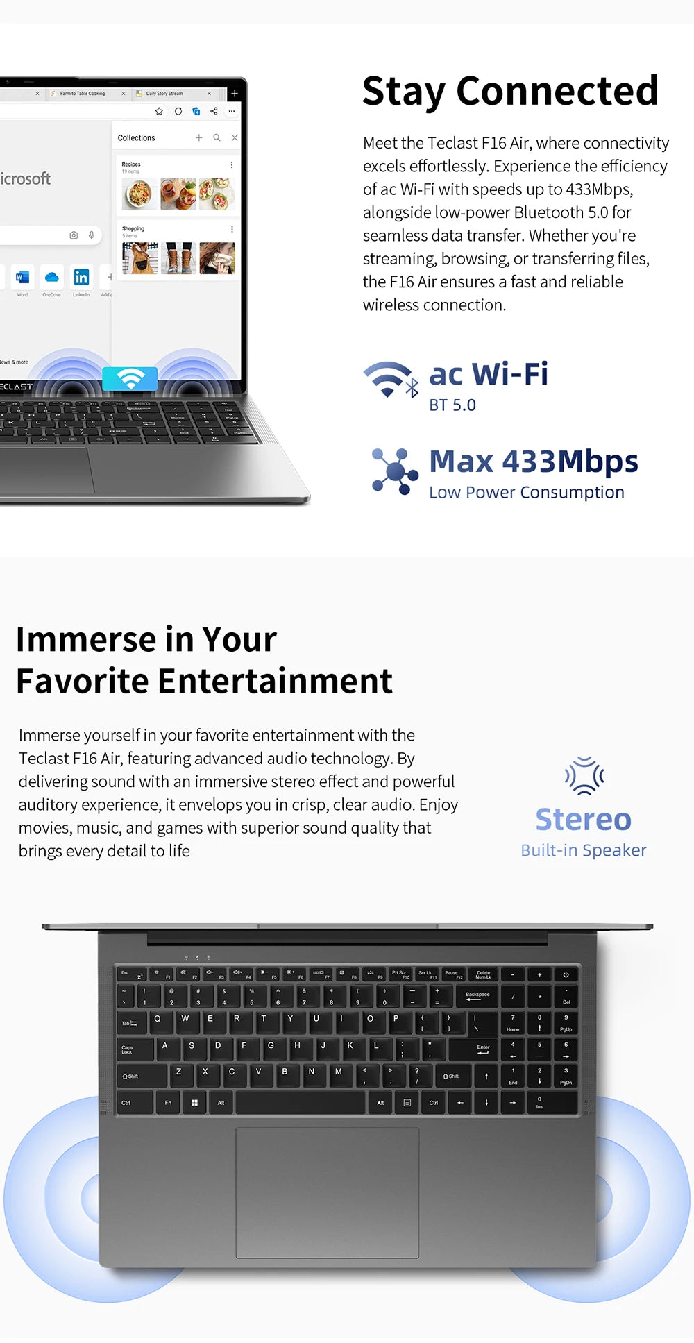 Teclast F16Air Flip-Laptop - 16 GB RAM, N95, 16,1Zoll