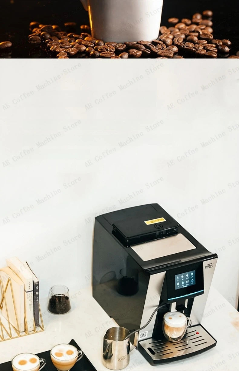 Fully Automatic Coffee Machine Smart Touch Screen Integrated Grinder Coffee Machine Multi-function Household Coffee Machine