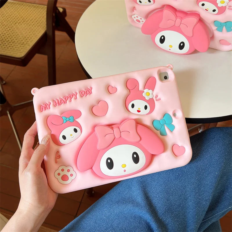 CartoonMelody 3D Hülle Stoßfest - iPad 10,2'' kompatibel