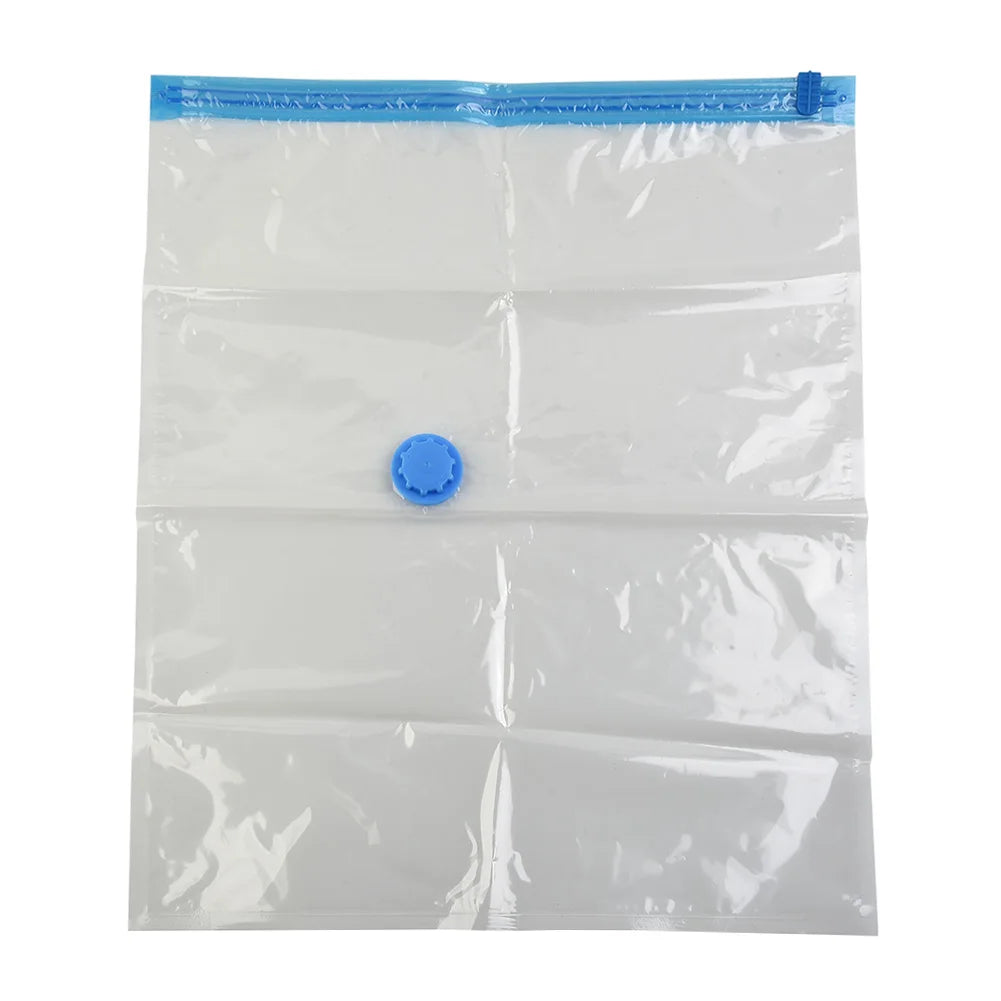 Transparent Vacuum Bag Folding Compressed Space Saving Clothes Storage Vacuum Storage Bag Household 1 Pcs