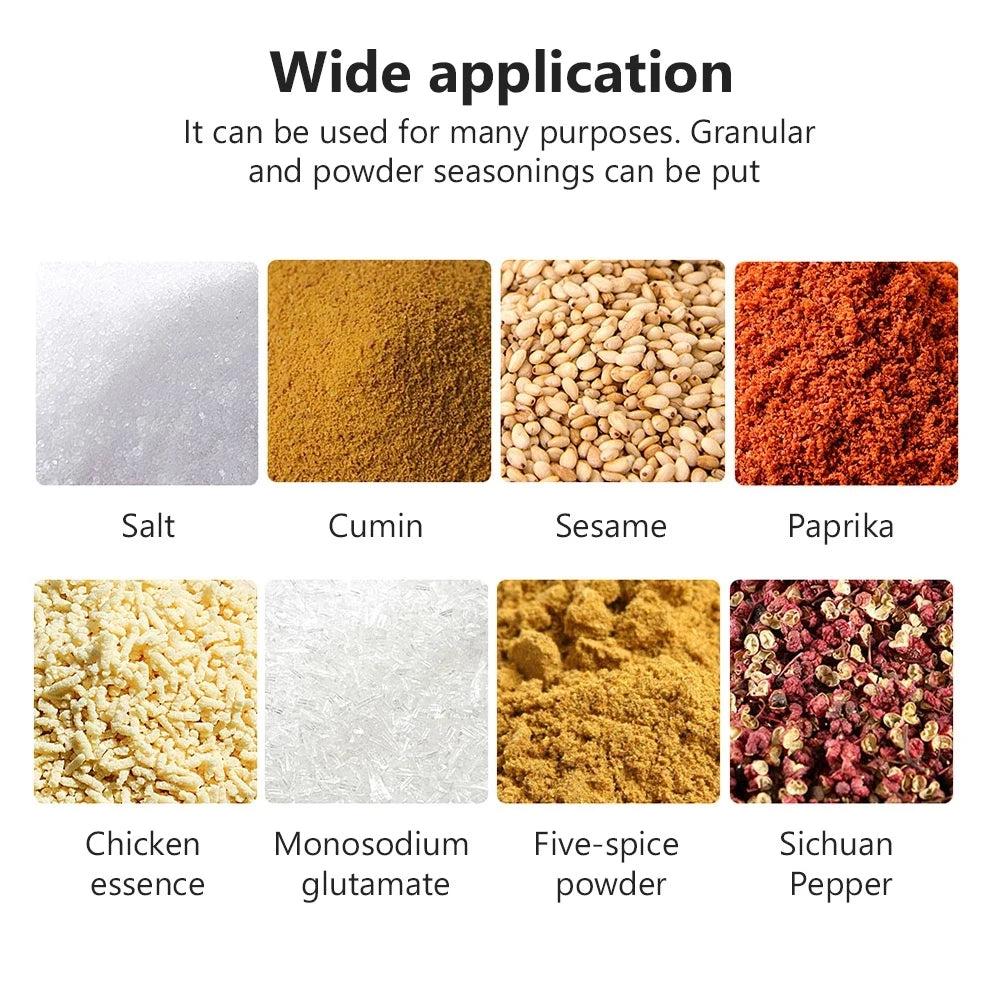 Spice Jars Set 5/10/15/20PC Jars for Spices Salt and Pepper Shaker Seasoning Jar Spice Organizer Plastic Barbecue Condiment