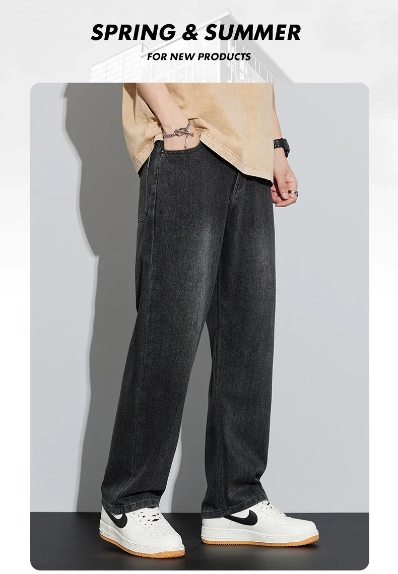 Guangdong Jeans Lockere Passform - 100% Baumwolle Weit