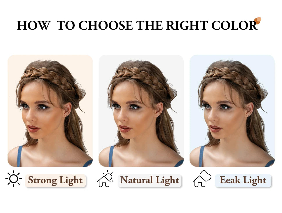 1 buc femei împletite manual elastice bandă de păr sintetice reglabile Premium extensii de păr accesorii de păr pentru împletituri de păr