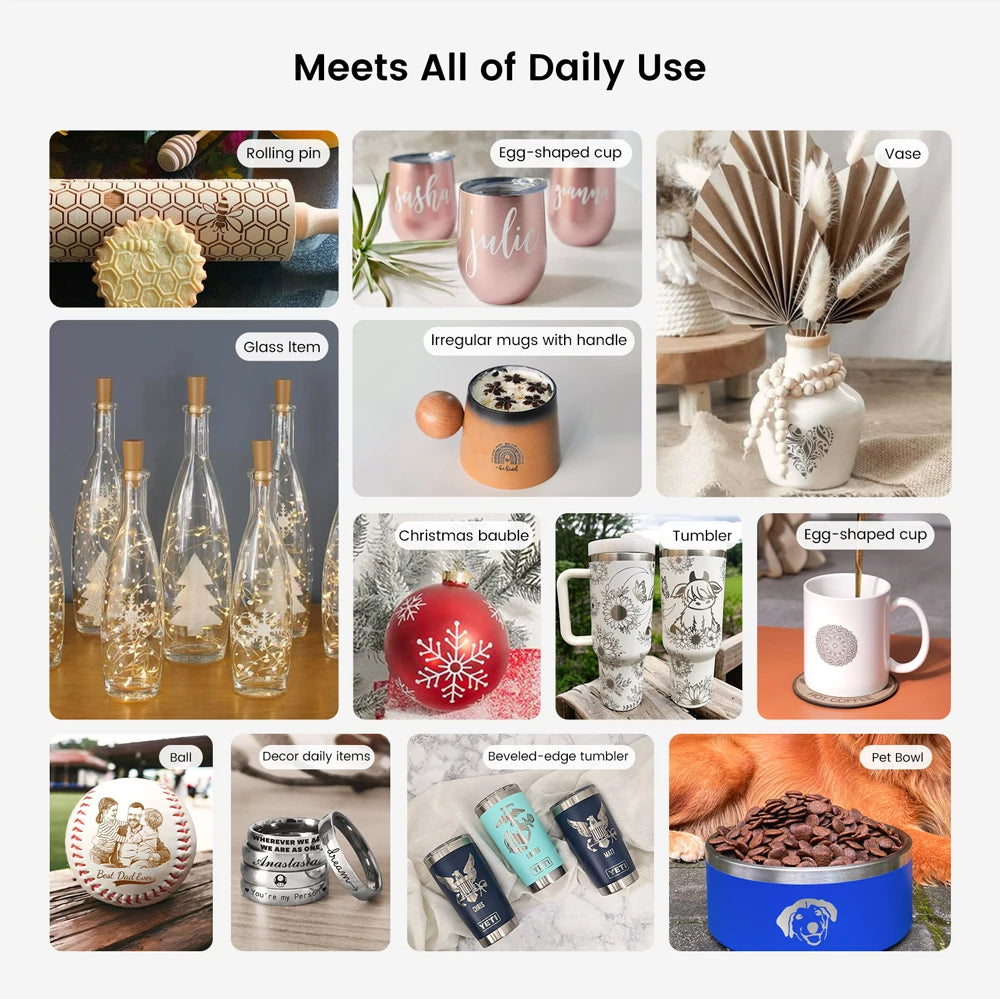 Mașină de gravat cu laser 2025: AlgoLaser DIY Mini mașină de gravat cu tăiere 5W 10W, cadouri personalizate, colecție de articole din lemn