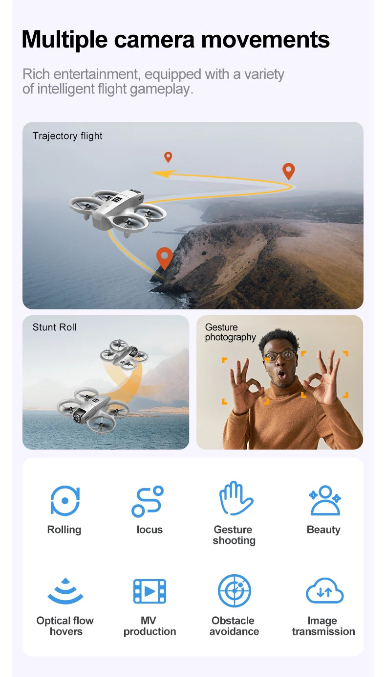Drohne 2025: Xiaomi Original GT3 8K 5G GPS - Professional HD Aerial Photography Dual Camera Quadcopter Collection