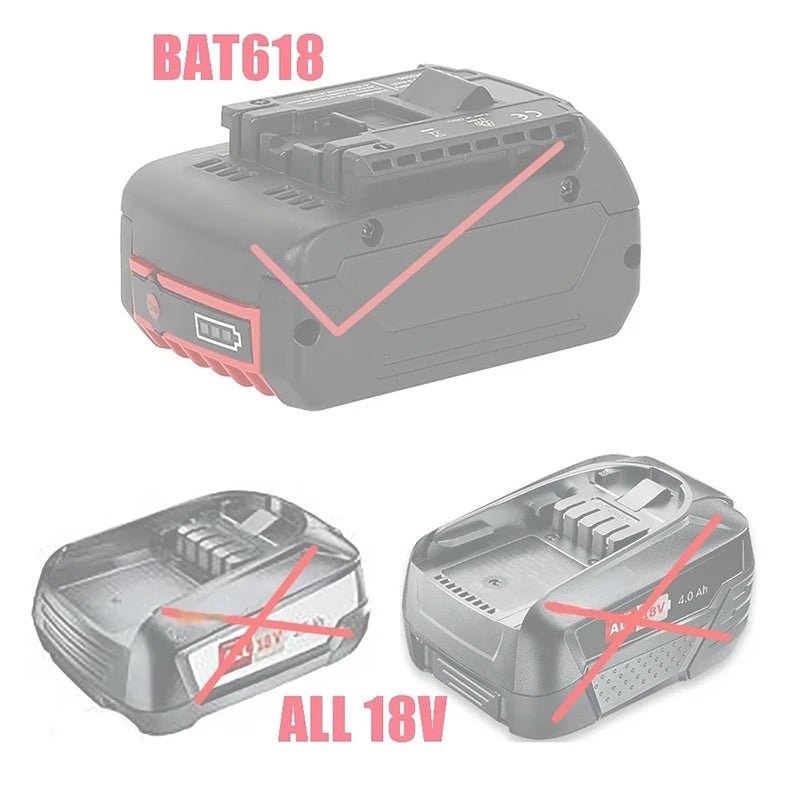 BOS20PAR Battery Converter Adapter For Bosch 18V To Lidl Parkside X20V Li-Ion Battery For Parkside Cordless Drill Tool Parts
