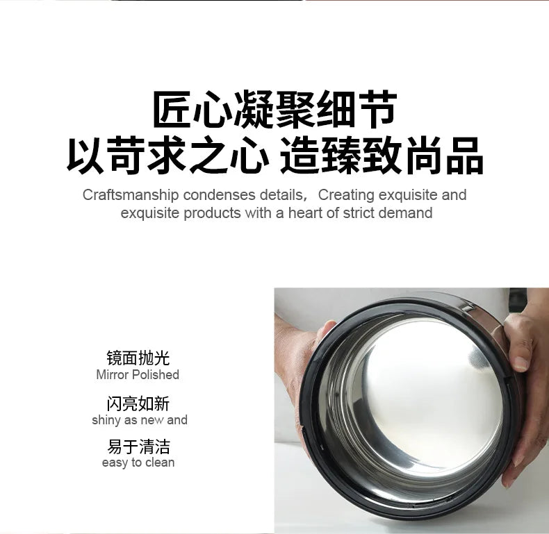 Large Capacity Commercial Portable Insulated Pot with Rice and Household Three Piece Set Insulated Bucket