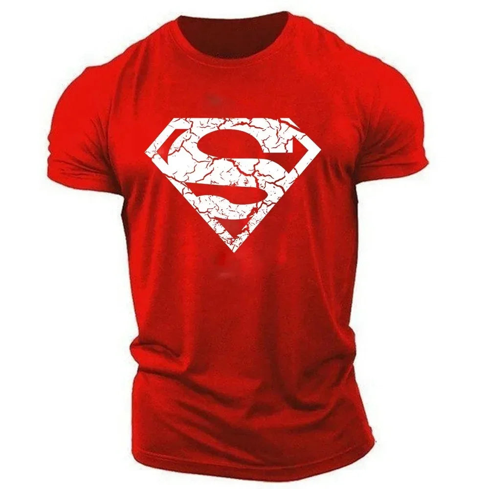 Herren T-Shirt 2025 - Summer Casual Outdoor Sports 2D Cartoon Print Quick Drying Crewneck