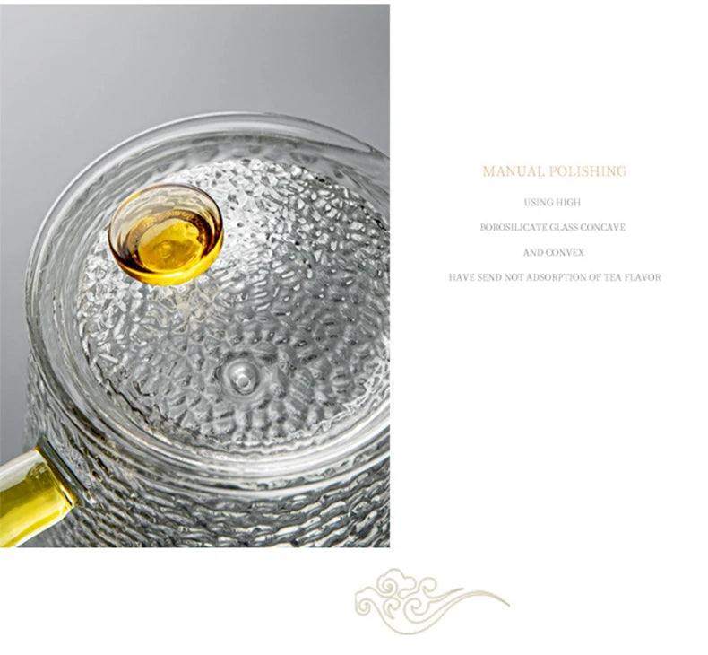 GIANXI High Quality Heat Resistant Glass Tea Pot Chinese Kung Fu Tea Set Puer Kettle Coffee Glass Pot Convenient Office TeaPot