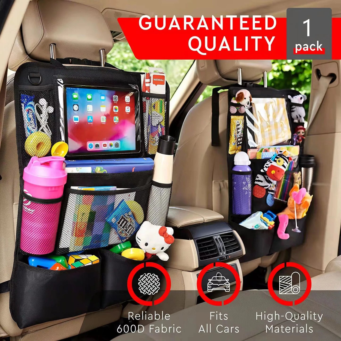Car Seat Backrest Storage Bag