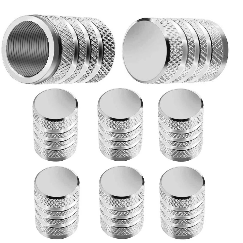ZZTZZC Ventilkappen Staubdicht - Aluminium 8er Set 11mm