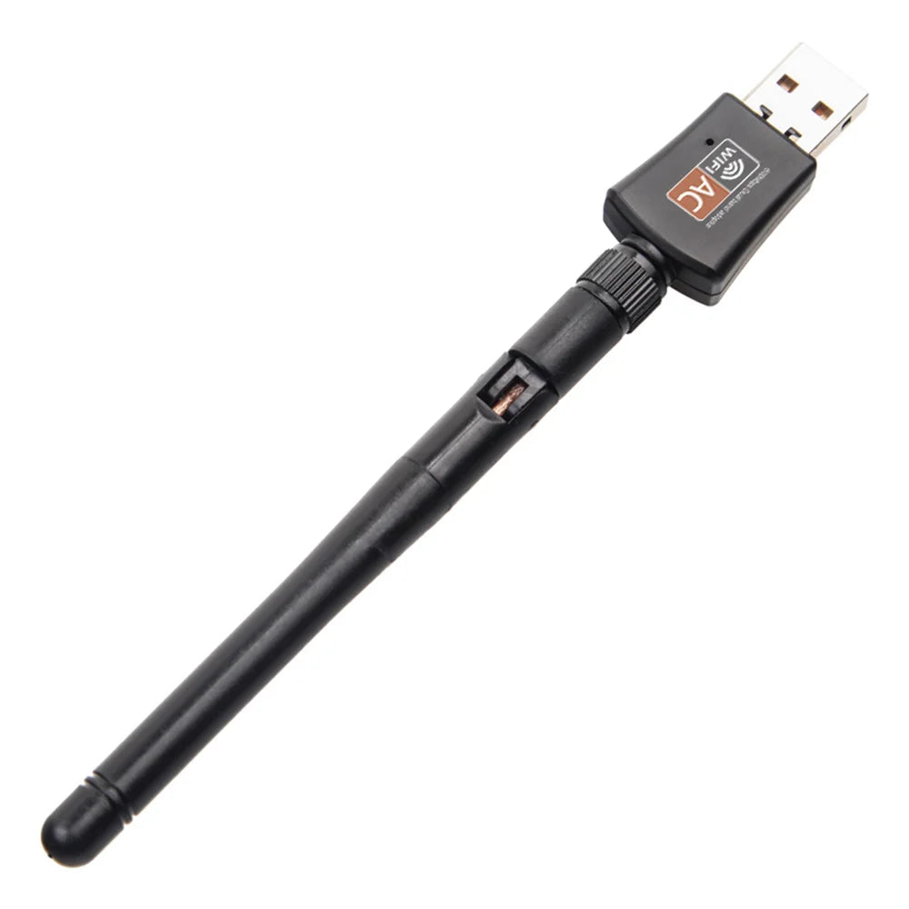 WiFi-Adapter 2025: Dual-Band 600Mbps USB - 2.4GHz 5GHz Antenna Collection