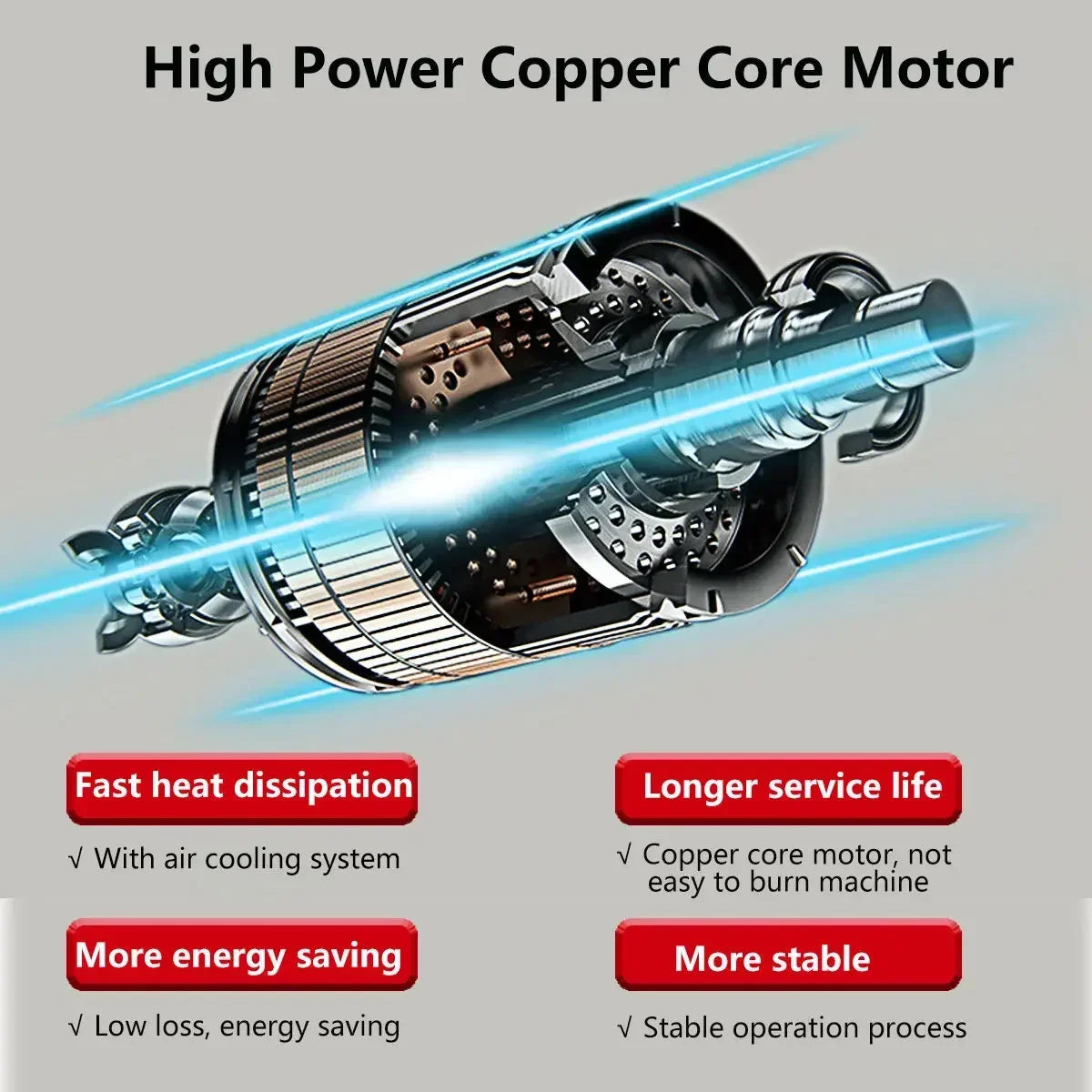 WOYOFADA 2in1 Akku Laubbläser - 18V Makita Kompatibel