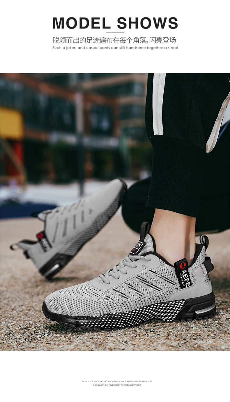 Herren-Laufschuhe 2024: MAEDEF Neue 2024 Männer Laufen Schuhe Atmungsaktiv Outdoor Sport Schuhe Leichtgewicht Sneaker für Männer Komfortabel Athletisch Training Fußbekleidung Kollektion