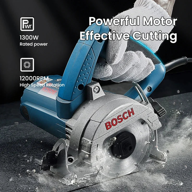 Bosch GDM 13-34 Electric Circular Saw 110mm Tile Stone Marble Granite Cutting Machine 2.8Kg 1300W Portable Discs Saw Power Tool